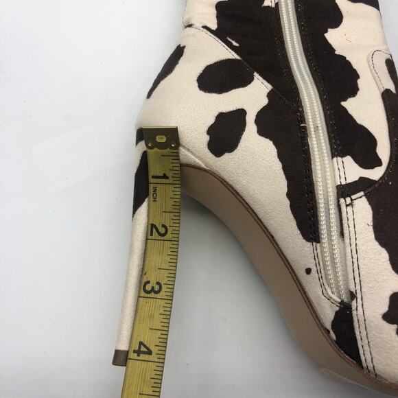 Steve Madden Womens Vava Cow Print Thigh-high Boots Brown/Tan Size 6 New - Picture 4 of 10